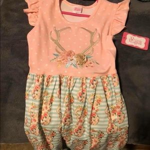 5t NWT ricrac and ruffle dress